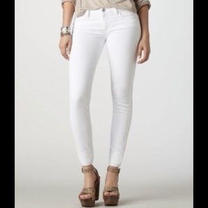 AE Skinny Stretch White Jeans